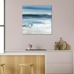 Tidal Sea Bird Canvas Art Print