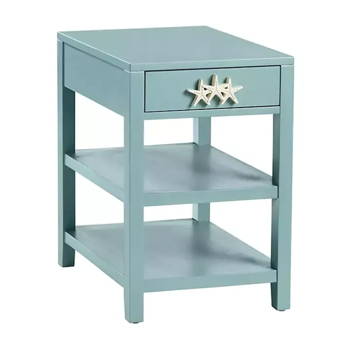 Turquoise Starfish Accent Table