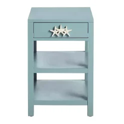 Turquoise Starfish Accent Table