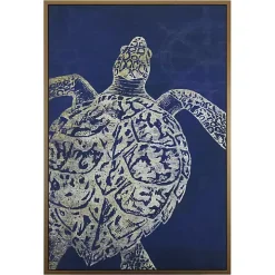 Turtle Sea Creature Framed Art Print
