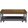 Two Tone Coffee Table and End Tables, Set of 3