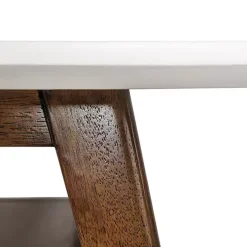 Two-Tone Ava Mid-Century Modern Coffee Table