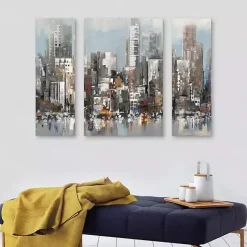 Urban Focus A, B, & C Canvas Art Prints, Set of 3