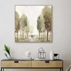 Valley of Green Framed Canvas Art Print