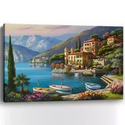 Villa Bella Vista Canvas Art Print, 60x40 in.