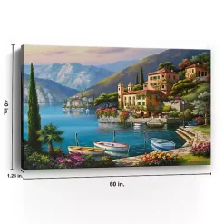 Villa Bella Vista Canvas Art Print, 60x40 in.