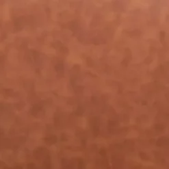 Vintage Brown Faux Leather Dining Chairs, Set of 2