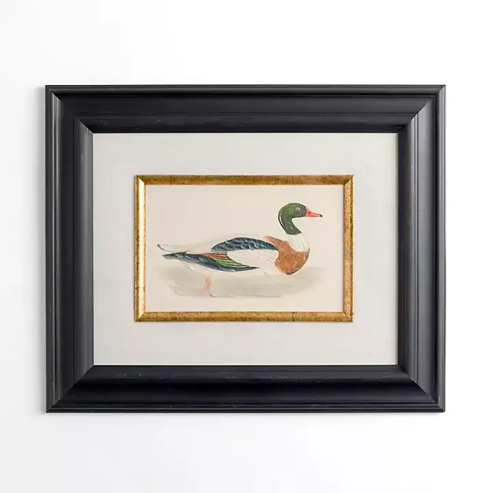 Vintage Duck Framed Art Print