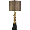 Vintage Gold Nugget Table Lamp