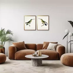 Vintage Hummingbird II 2-pc. Framed Art Print Set