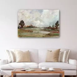 Vintage Landscape Canvas Art Print, 48x32 in.