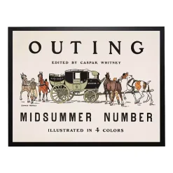 Vintage Midsummer Magazine Cover Framed Wall Art