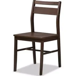 Walnut Contemporary Wood 5-pc. Dining Set