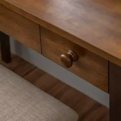 Walnut Lorna Tilting Mirror 2-pc. Vanity Set