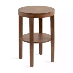 Walnut Round Talen Accent Table