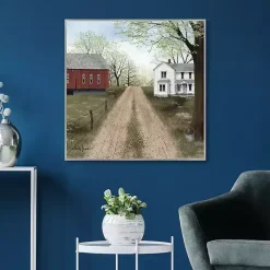 Warm Spring Day Framed Canvas Art Print