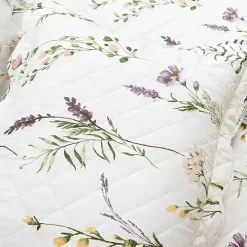 Watercolor Wildflower 3-pc. King Quilt Set