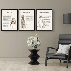 Weimaraner Facts Framed Wall Plaque