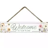 Welcome to Our Home Floral Wall Plaque