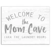 Welcome to the Mom Cave Canvas Art Print