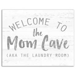 Welcome to the Mom Cave Canvas Art Print