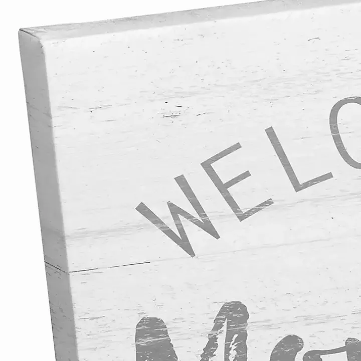 Welcome to the Mom Cave Canvas Art Print