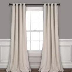 Wheat Lush Insulated Curtain Panel Set, 84 in.
