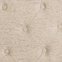 Wheat Tufted Chair & Ottoman Set