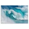When the Ocean Turns into Blue Canvas Art Print