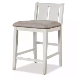 White & Gray Wood Kayla Counter Height 3-pc. Set