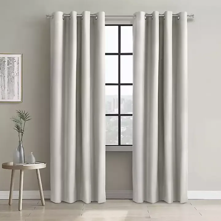 White Alpine Blackout Curtain Panel, 84 in.