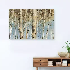 White Birch Forest Canvas Art Print, 60x40 in.
