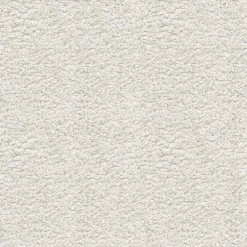 White Boucle Slipper Accent Chair