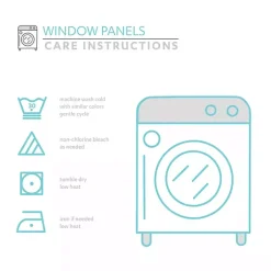 White Chenille Chevron Curtain Panel Set, 84 in.