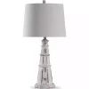 White Coastal Lighthouse Table Lamp