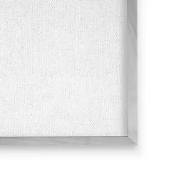 White Floral Ceramic Jar Framed Wood Wall Plaque