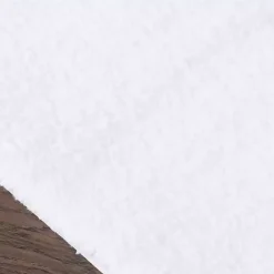 White High Pile Marshmallow Bath Mat, 40 in.