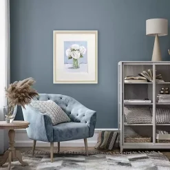 White Hydrangeas I Framed Art Print