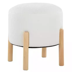 White Michelle Ottoman