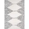 White Moroccan Accent Rug, 2x3