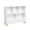 White Multi Cubby Organizer Bookshelf