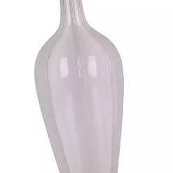 White Needle Neck Ceramic Table Lamps, Set of 2