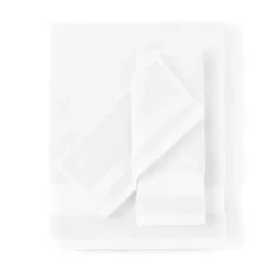 White 6-pc. Essential Cotton Bath Towels