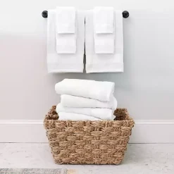 White 6-pc. Essential Cotton Bath Towels