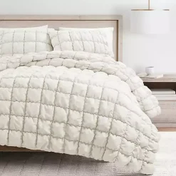White Puff 3-pc. Full/Queen Comforter Set