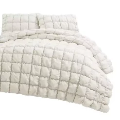 White Puff 3-pc. Full/Queen Comforter Set