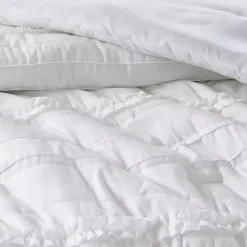 White Quilted California King 5-pc. Comforter Set