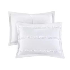 White Quilted California King 5-pc. Comforter Set