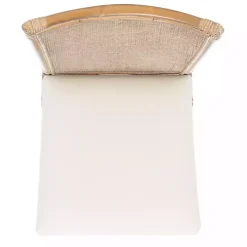 White Rattan Chiara Dining Chairs, Set of 2