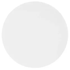 White Round Criss-Cross Base Dining Table